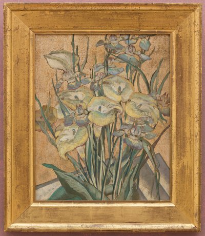 Kosatce a lilie Calla od Maria Oakey Dewing