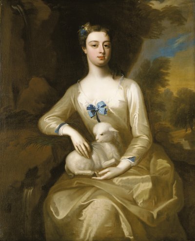 Portrét dámy od Maria Verelst