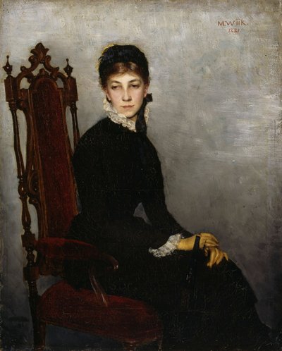 Portrét Hildy Wiikové od Maria Wiik