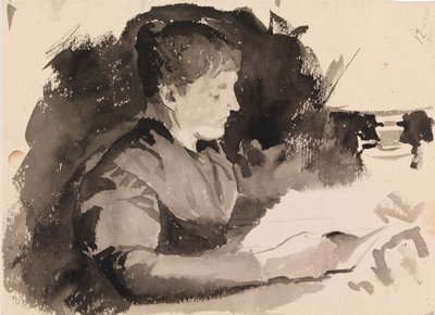 Žena čtoucí od Maria Wiik