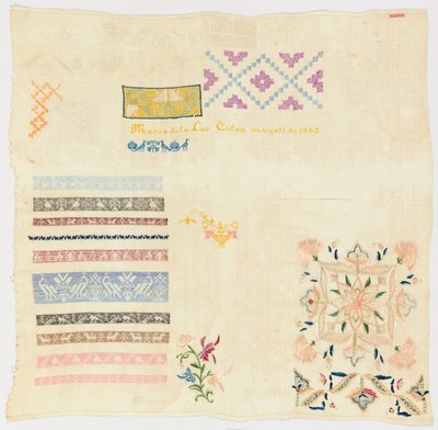 Sampler od Maria de la Luz Garcia