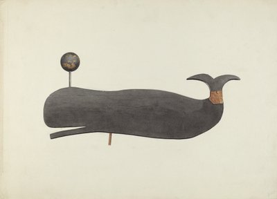 Whale Weather Vane, c. 1938. od Marian Page
