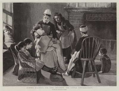 Letní prázdniny pro nemocné děti, malé rekonvalescenty od Marianne Stokes