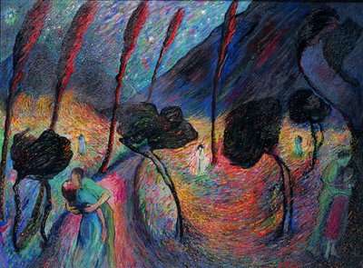 Víření lásky, c. 1917. od Marianne von Werefkin