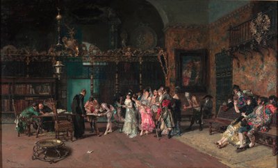 Le mariage espagnol - Španělská svatba - Obraz Fortuny, Mariano (1838-1874) - 1870 - Olej na plátně - 60x93,5 - Museu Nacional d