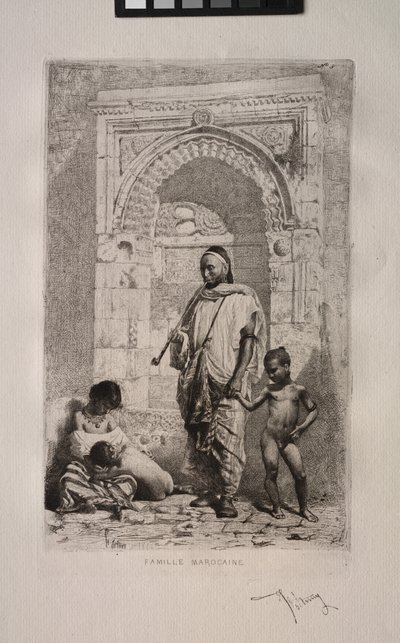 Marocká rodina od Mariano Fortuny y Marsal