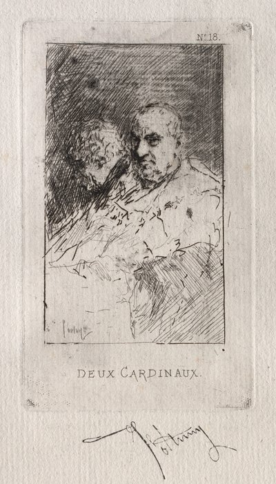 Dva kardinálové od Mariano Fortuny y Marsal