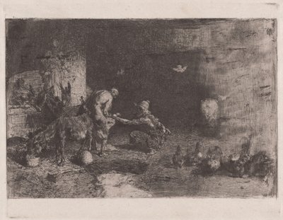 Podkovář v Maroku [Obívání mezka v Maroku] od Marià Fortuny