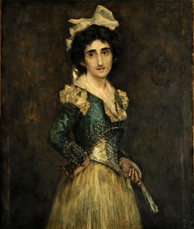 Portrét Marie Luisy Fortuny, 1893. od Marià Fortuny
