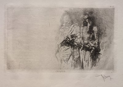Skica. od Mariano José María Bernardo Fortuny y Carbó