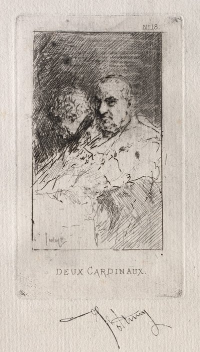 kardinál Deaux. od Mariano José María Bernardo Fortuny y Carbó