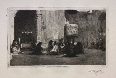 Kostel sv. Josefa v Madridu. od Mariano José María Bernardo Fortuny y Carbó