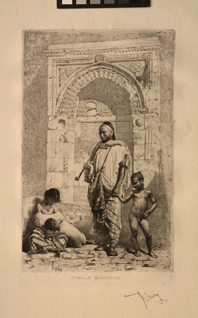 Marocká rodina, 1862. od Mariano José María Bernardo Fortuny y Carbó