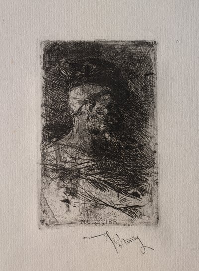 Muletier. od Mariano José María Bernardo Fortuny y Carbó