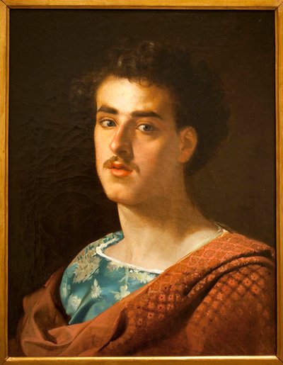 Autoportrét - obraz Mariana Fortunyho (1838-1874), olej na plátně, cca 1858 - Národní muzeum umění Katalánska, Barcelona (Španělsko) od Mariano Fortuny y Madrazo