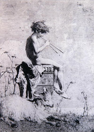 Idyla (lept) od Mariano José María Bernardo Fortuny y Carbó