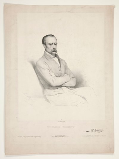 Portrét Horace Verneta od Marie Alexandre Alophe