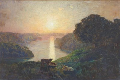 Řeka od Marie Auguste Emile Rene Menard