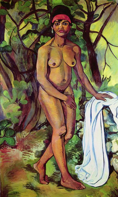 Nahá černoška od Marie Clementine (Suzanne) Valadon