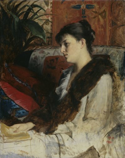 Umělcova švagrová od Marie Constantine Bashkirtseff