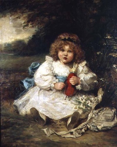 Portrét Dorot, dcery sira Charlese Swinfena Eadyho od Marie Elizabeth Seymour Lucas