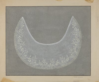 vyšívaný límec, c. 1936. od Marie Famularo