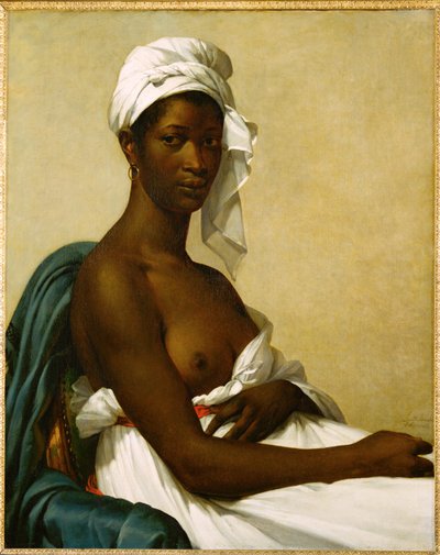 Portrét černošky od Marie Guilhelmine Benoist