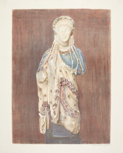 archaické řecké kore (Athény) od Marie Henriques