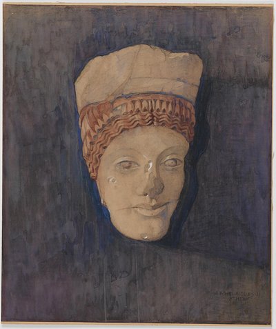 Vedoucí Kore (Muzeum Akropole inv. 696) od Marie Henriques