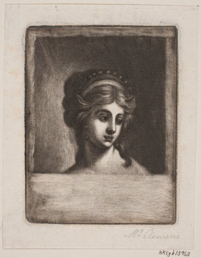Ženská hlava od Marie Jeanne Clemens