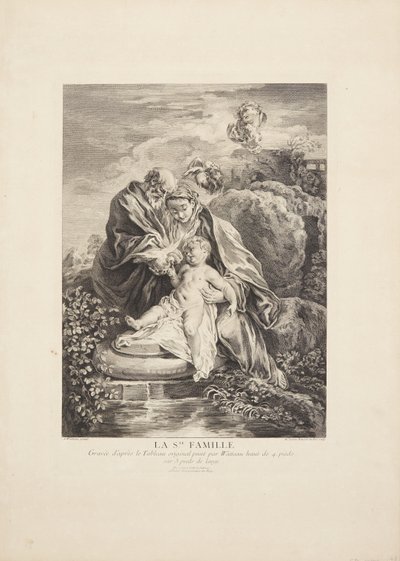 Svatá rodina (La Ste Famille) od Marie Jeanne Renard Dubos