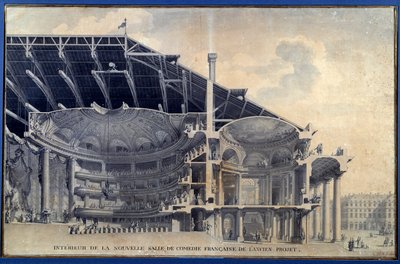 Architektura: “” Pohled z interiéru nové místnosti Comedie Francaise de l