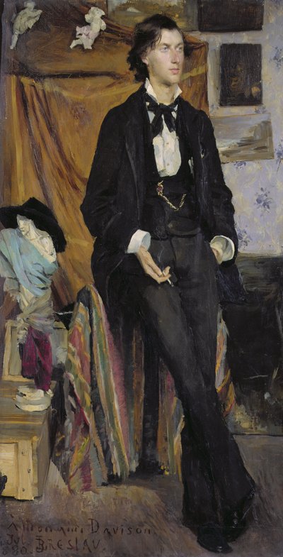 Portrét Henryho Davisona, 1880 od Marie Louise Catherine Breslau