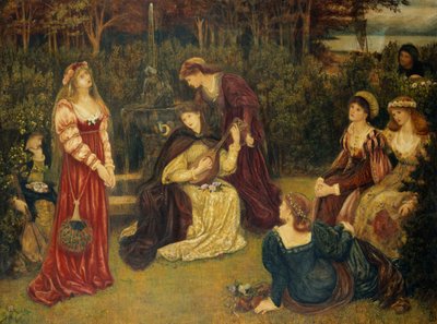 Fiammetta zpěv od Marie Spartali Stillman