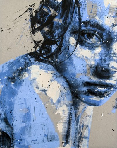 Somnium č. 12, série XIII, 2024 (akryl a olej na obráceném plátně) od Mario Henrique