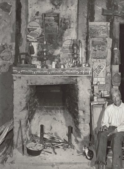 [Muž u krbu] od Marion Post Wolcott