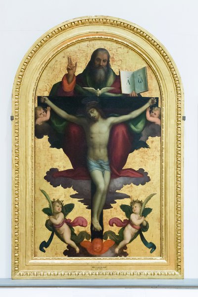 Nejsvětější Trojice od Mariotto Albertinelli
