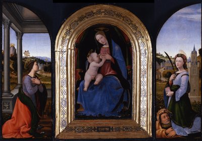 Triptych od Mariotto Albertinelli