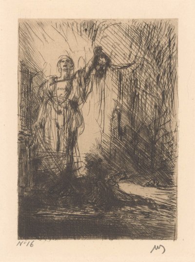 Kat s useknutou hlavou od Marius Bauer (signed by artist)