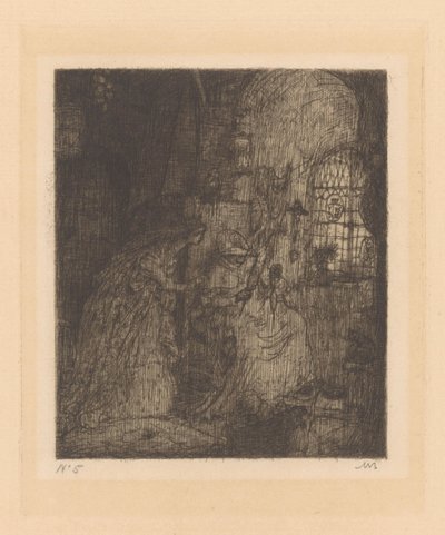 Spící kráska od Marius Bauer (signed by artist)