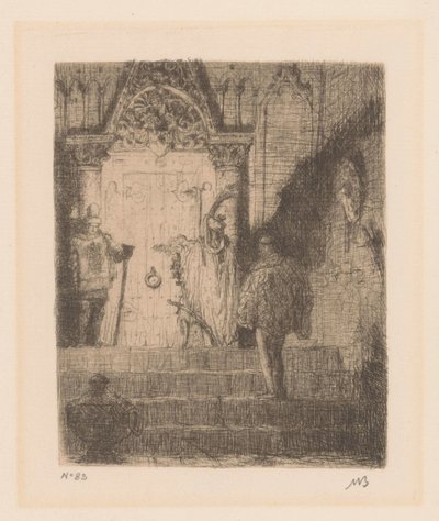 magické dveře od Marius Bauer (signed by artist)