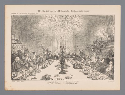 Banket Hollandsche Drawing Company (název na objektu) od Marius Bauer