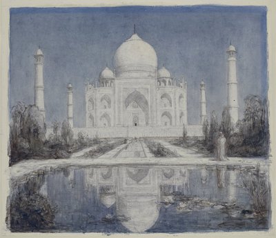 Taj Mahal za svitu měsíce od Marius Bauer