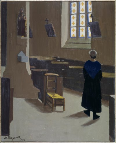 Žena v kostele od Marius Borgeaud