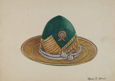 Španělský jihozápad: Klobouk, c. 1937. od Marius Hansen