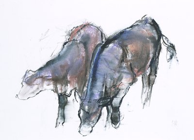 Telata, 2006 (charcoal und conte na papíře) od Mark Adlington