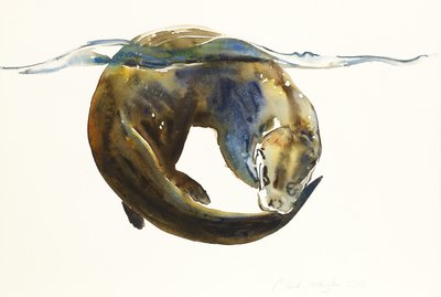 Kruh života, 2014, (akvarel na papíře) od Mark Adlington