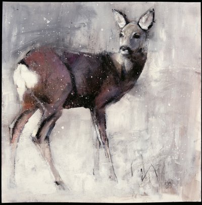 Roe Doe, 2000 (kombinovaná média na papíře) od Mark Adlington