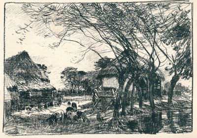 V zadní části farmy, c19. století od Mark Fisher