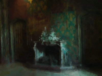 Elvaston Gothic, 2013 (kombinovaná technika) od Mark Gordon